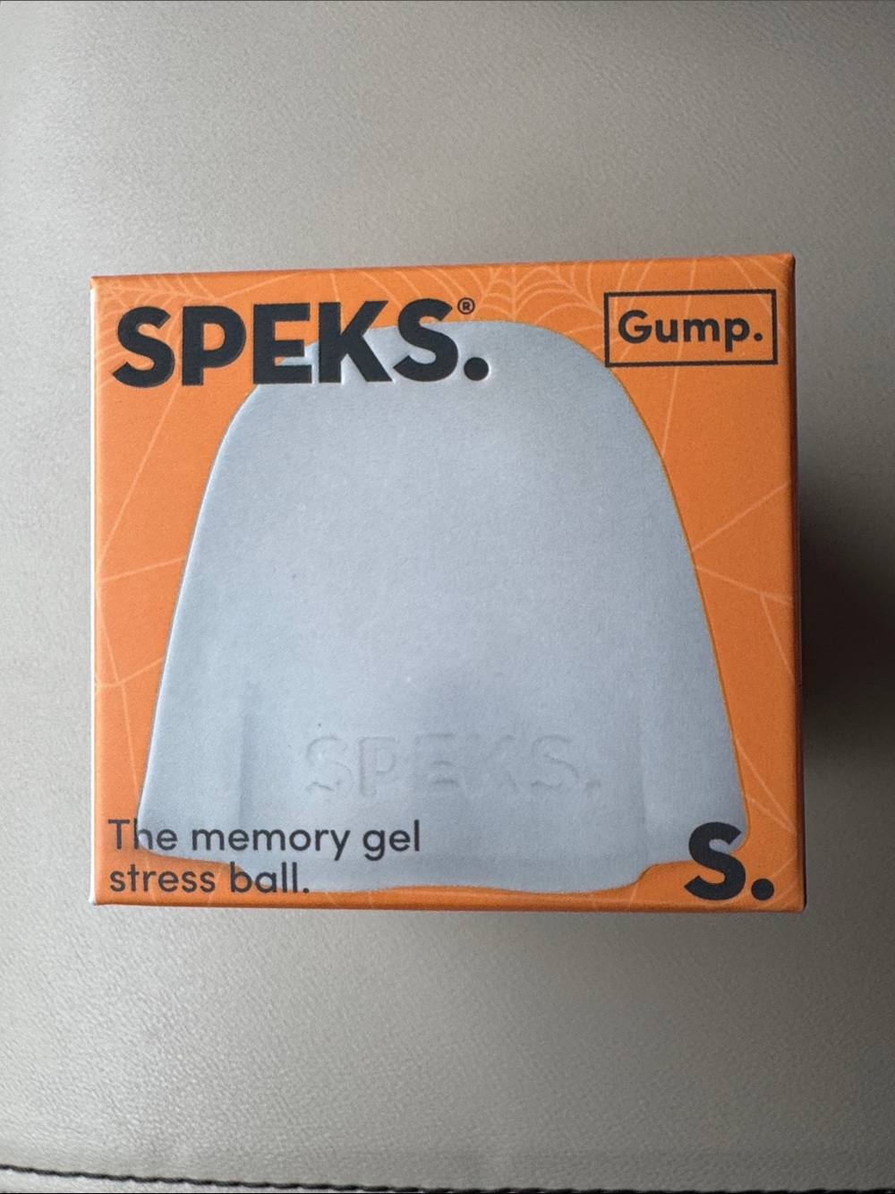 Gump Memory Gel Stress Ball — White